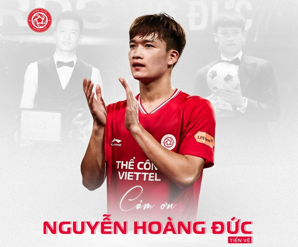 Hoàng Đức chia tay CLB Viettel, gia nhập CLB hạng Nhất Hoàng Đức chia tay CLB Viettel, gia nhập CLB hạng Nhất