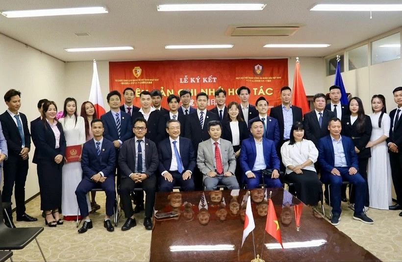 Tăng cường hợp tác giữa Hiệp hội thể thao công an nhân dân Việt Nam với Nhật Bản