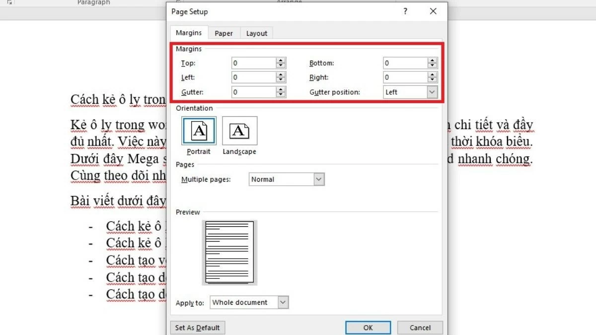 5 cách kẻ ô ly trong Word vô cùng đơn giản và dễ thực hiện nhất 5 cách kẻ ô ly trong Word vô cùng đơn giản và dễ thực hiện nhất