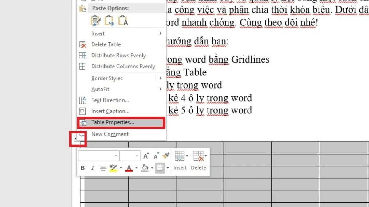 5 cách kẻ ô ly trong Word vô cùng đơn giản và dễ thực hiện nhất 5 cách kẻ ô ly trong Word vô cùng đơn giản và dễ thực hiện nhất