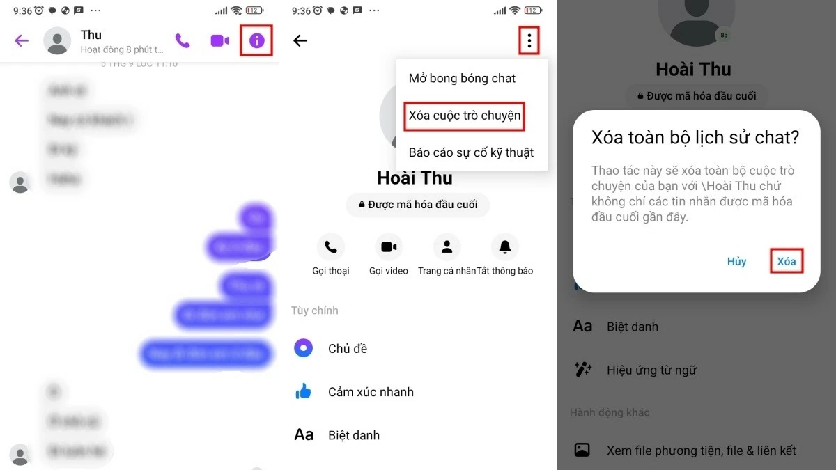 Cách tắt, mở cuộc trò chuyện bí mật trên Messenger trên điện thoại nhanh chóng Cách tắt, mở cuộc trò chuyện bí mật trên Messenger trên điện thoại nhanh chóng