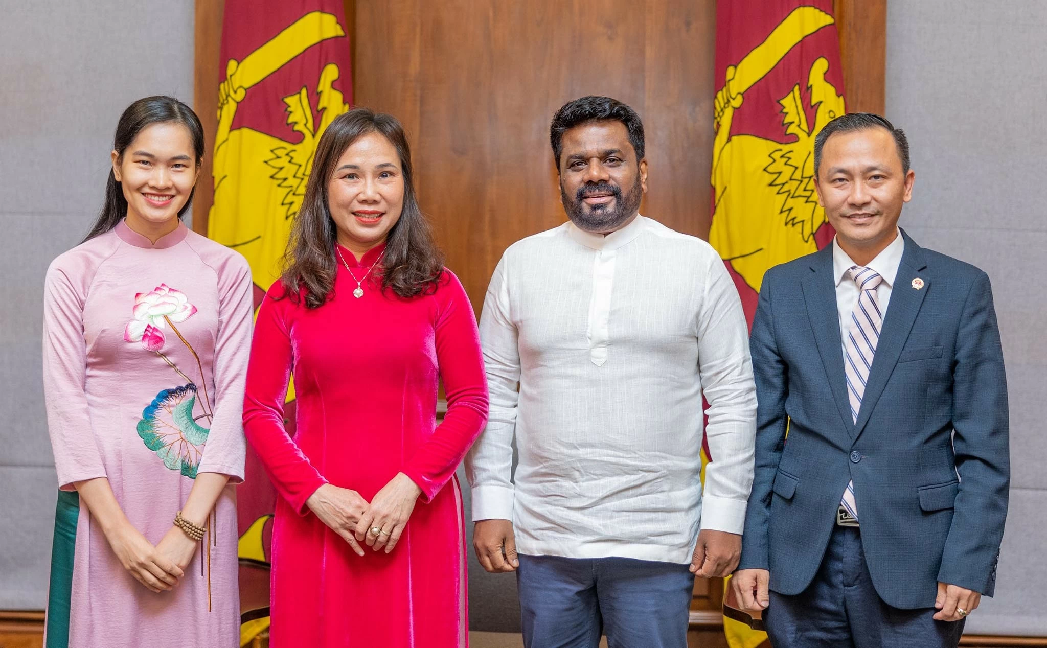 Tổng thống Sri Lanka Anura Kumara Dissanayake tiếp Đại sứ Trịnh Thị Tâm