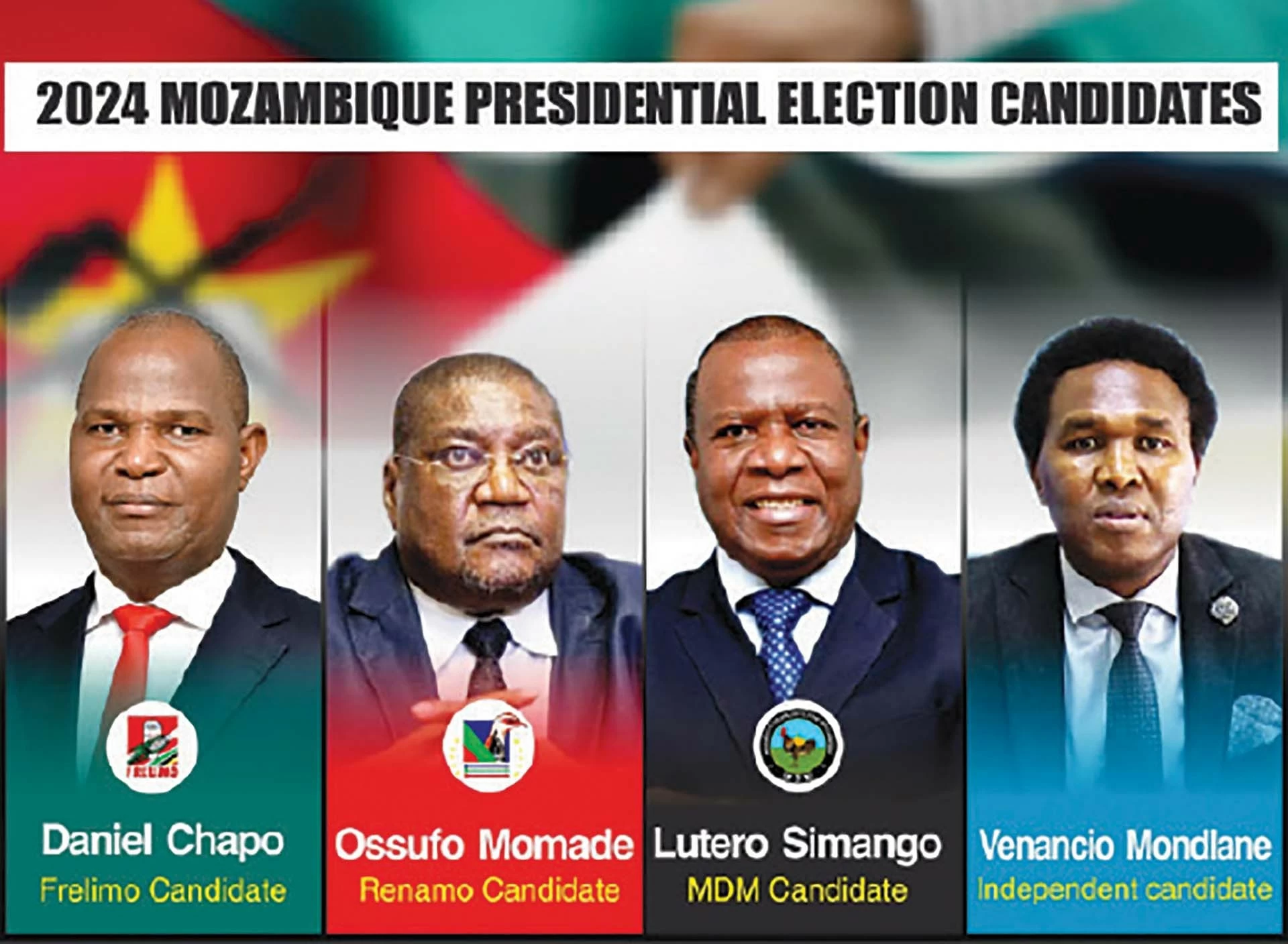 Bầu cử tổng thống Mozambique: Cuộc đua ‘tứ mã’ Bầu cử tổng thống Mozambique: Cuộc đua ‘tứ mã’