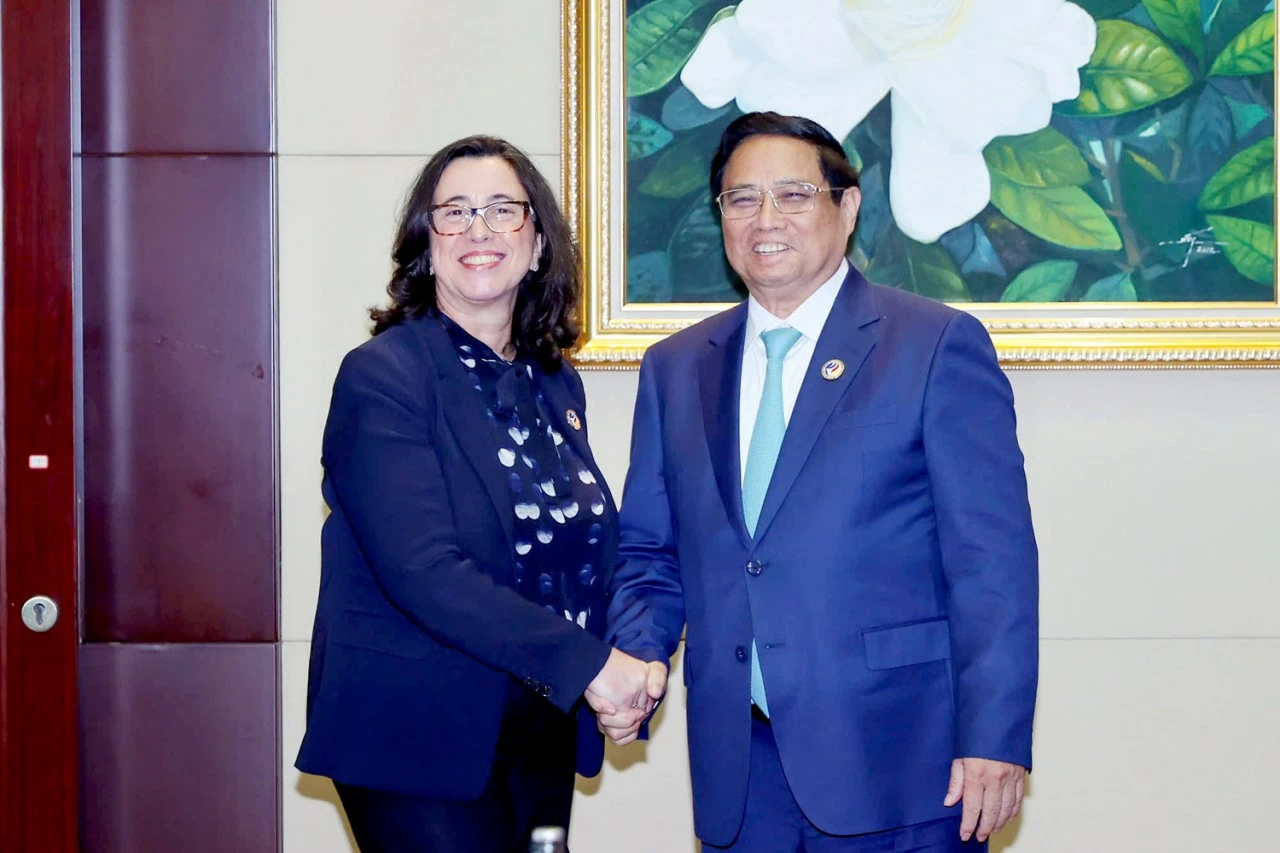 Thủ tướng Chính phủ Phạm Minh Chính tiếp Phó Chủ tịch Ngân hàng Thế giới (WB) phụ trách khu vực Đông Á và Thái Bình Dương. Thủ tướng Chính phủ Phạm Minh Chính tiếp Phó Chủ tịch Ngân hàng Thế giới (WB) phụ trách khu vực Đông Á và Thái Bình Dương.