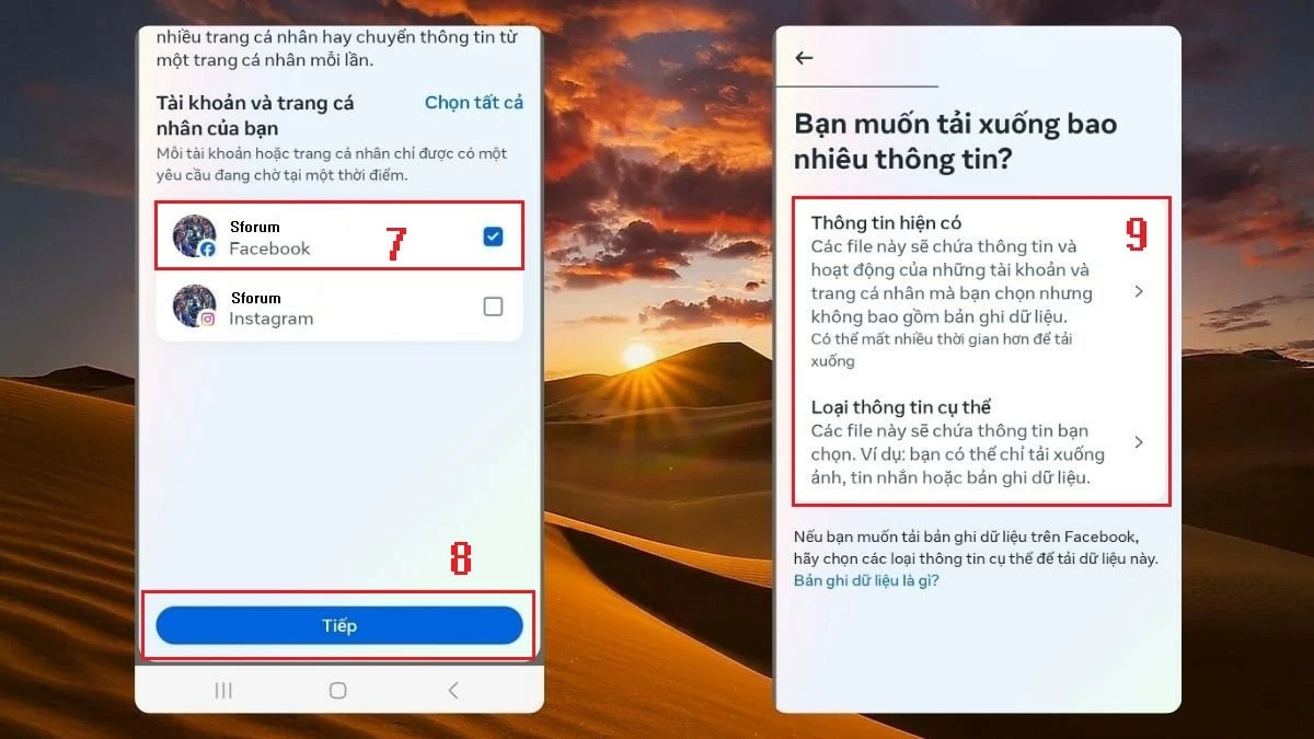 Tải dữ liệu Facebook trên điện thoại, máy tính đơn giản Tải dữ liệu Facebook trên điện thoại, máy tính đơn giản