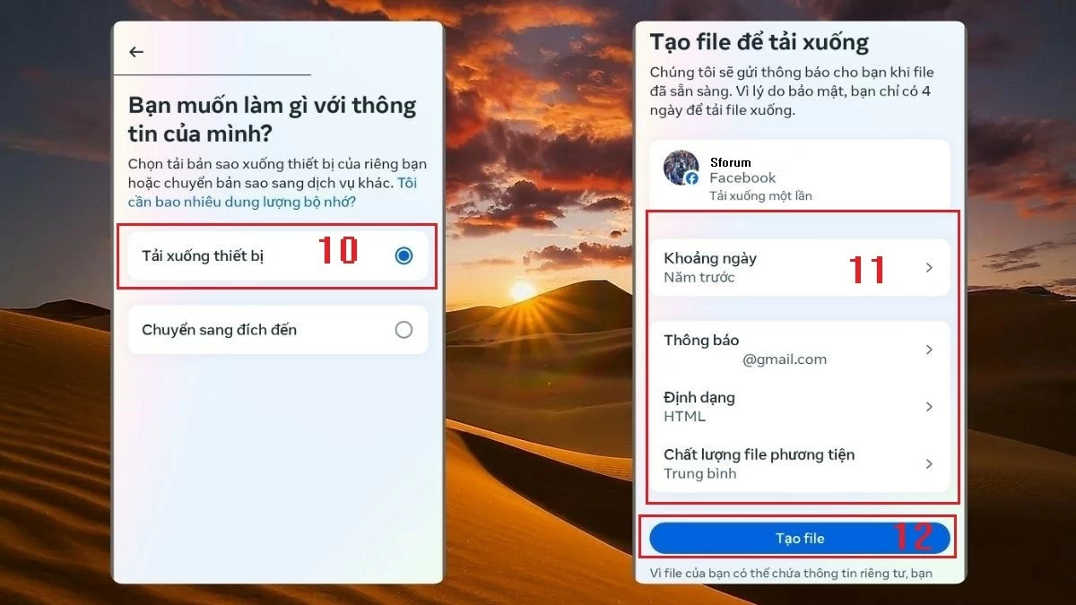 Tải dữ liệu Facebook trên điện thoại, máy tính đơn giản Tải dữ liệu Facebook trên điện thoại, máy tính đơn giản