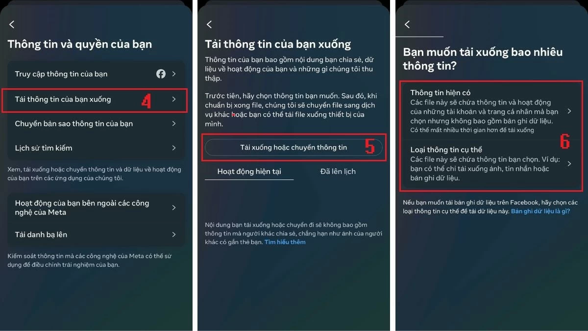 Tải dữ liệu Facebook trên điện thoại, máy tính đơn giản Tải dữ liệu Facebook trên điện thoại, máy tính đơn giản