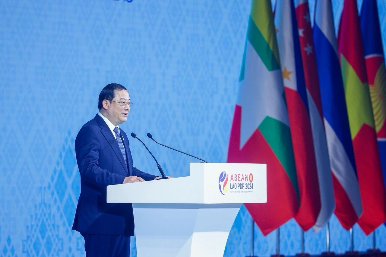 Lễ bế mạc Hội nghị cấp cao ASEAN lần thứ 44, 45 và các Hội nghị cấp cao liên quan. (Ảnh: Nhật Bắc) Bế mạc Hội nghị cấp cao ASEAN lần thứ 44, 45 và các Hội nghị cấp cao liên quan