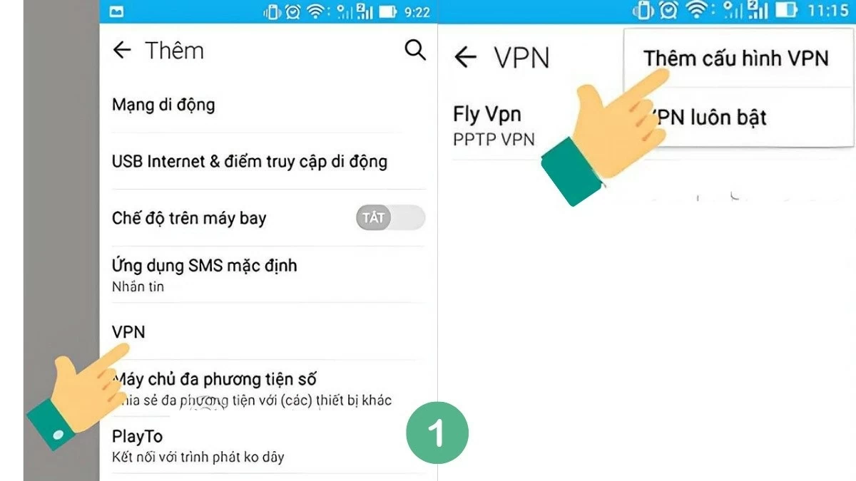 Cách sử dụng VPN trên điện thoại Android đơn giản và nhanh chóng Cách sử dụng VPN trên điện thoại Android đơn giản và nhanh chóng