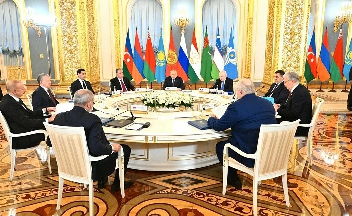 Lãnh đạo các nước Cộng đồng các quốc gia độc lập (SNG) tại Hội nghị Moscow, ngày 8/10. (Nguồn: News Centre Asia) Lãnh đạo các nước Cộng đồng các quốc gia độc lập (SNG) tại Hội nghị Moscow, ngày 8/10. (Nguồn: News Centre Asia)