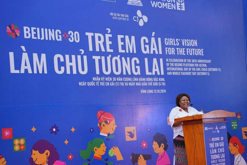 Hành động thúc đẩy bình đẳng giới, để trẻ em gái làm chủ tương lai Hành động thúc đẩy bình đẳng giới, để trẻ em gái làm chủ tương lai