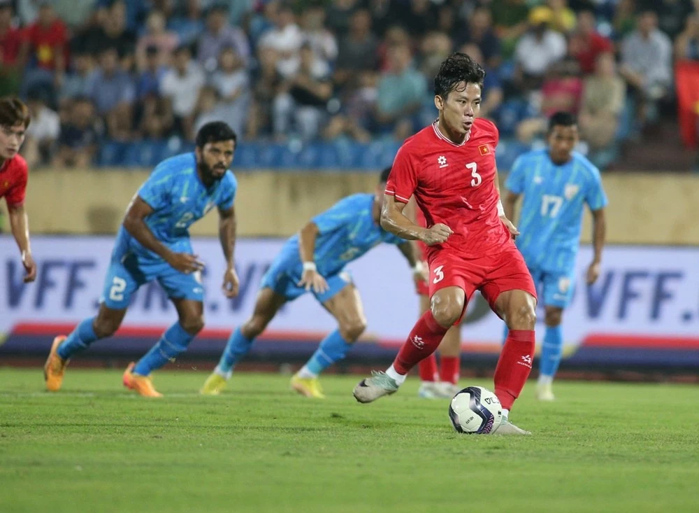 Nhưng về tổng thể kết quả hoà là hợp lý, vì tuyển Việt Nam còn nhiều vấn đề. Ảnh: SN Nhưng về tổng thể kết quả hoà là hợp lý, vì tuyển Việt Nam còn nhiều vấn đề. Ảnh: SN