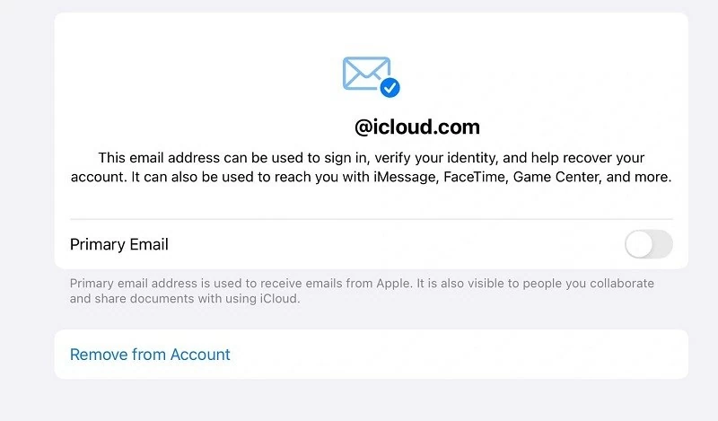 Apple đã cho thay đổi địa chỉ email của iCloud Apple đã cho thay đổi địa chỉ email của iCloud
