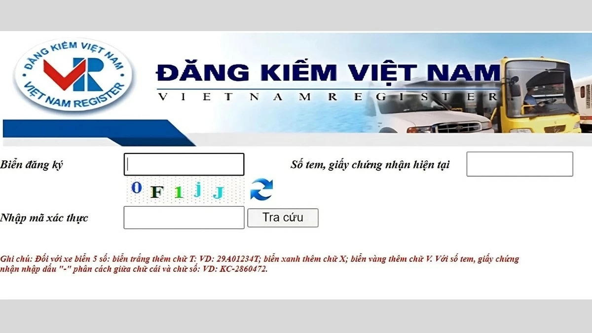 Cách tra cứu đăng kiểm đơn giản và chính xác nhất Cách tra cứu đăng kiểm đơn giản và chính xác nhất