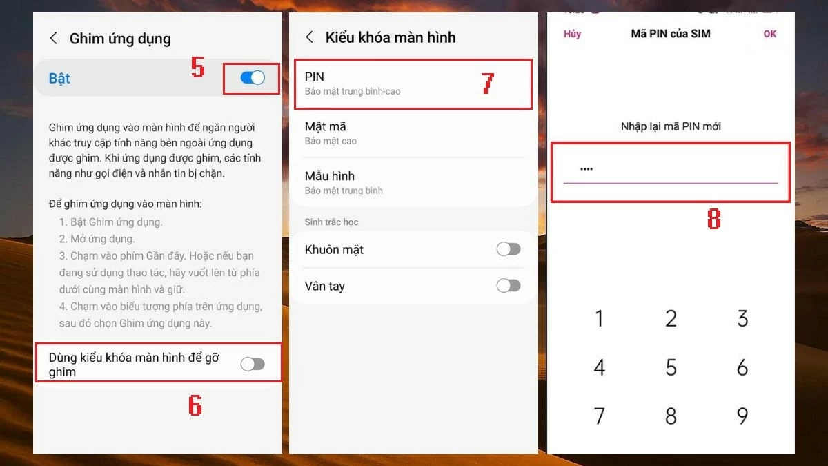 Hướng dẫn cách đặt mật khẩu ứng dụng trên Samsung đơn giản Hướng dẫn cách đặt mật khẩu ứng dụng trên Samsung đơn giản