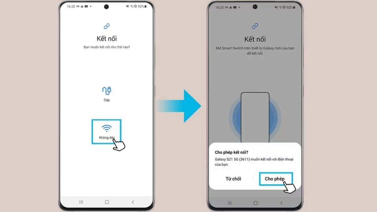 Chuyển dữ liệu giữa hai máy Samsung hiệu quả, nhanh chóng Chuyển dữ liệu giữa hai máy Samsung hiệu quả, nhanh chóng