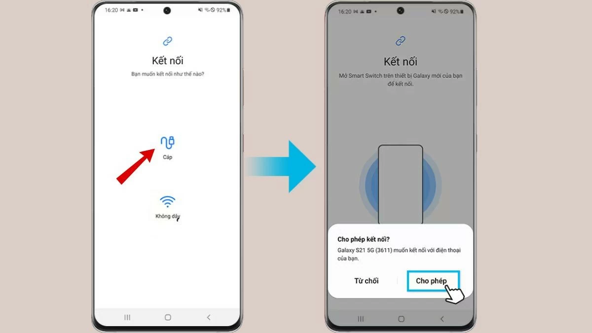 Chuyển dữ liệu giữa hai máy Samsung hiệu quả, nhanh chóng Chuyển dữ liệu giữa hai máy Samsung hiệu quả, nhanh chóng
