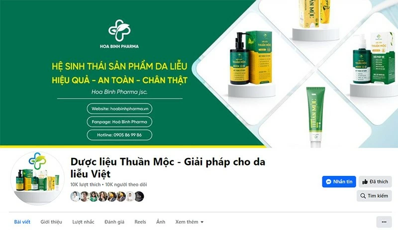 Fanpage Dược liệu Thuần Mộc - Giải pháp cho da liễu Việt. Fanpage Dược liệu Thuần Mộc - Giải pháp cho da liễu Việt.