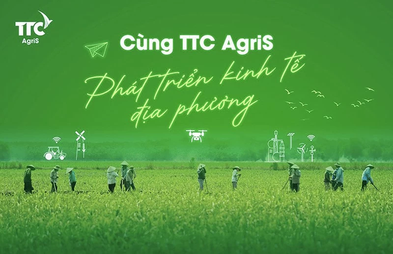 Hơn 55 năm hình thành và phát triển, TTC AgriS phát huy mục tiêu Quản trị hiệu quả, Sản phẩm vì Khách hàng, Đồng hành cùng Người nông dân và Trách nhiệm với Cộng đồng. Hơn 55 năm hình thành và phát triển, TTC AgriS phát huy mục tiêu Quản trị hiệu quả, Sản phẩm vì Khách hàng, Đồng hành cùng Người nông dân và Trách nhiệm với Cộng đồng.