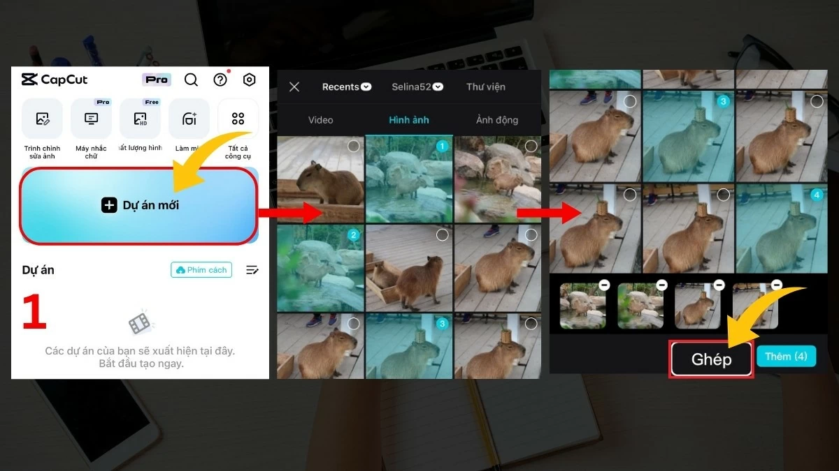 Cách ghép ảnh trên iPhone nhanh chóng và vô cùng tiện lợi Cách ghép ảnh trên iPhone nhanh chóng và vô cùng tiện lợi