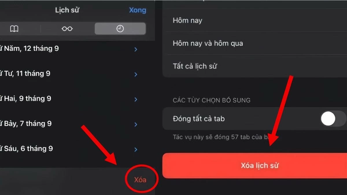 Cách xoá lịch sử trên iPhone để bảo mật, tiết kiệm bộ nhớ hiệu quả Cách xoá lịch sử trên iPhone để bảo mật, tiết kiệm bộ nhớ hiệu quả