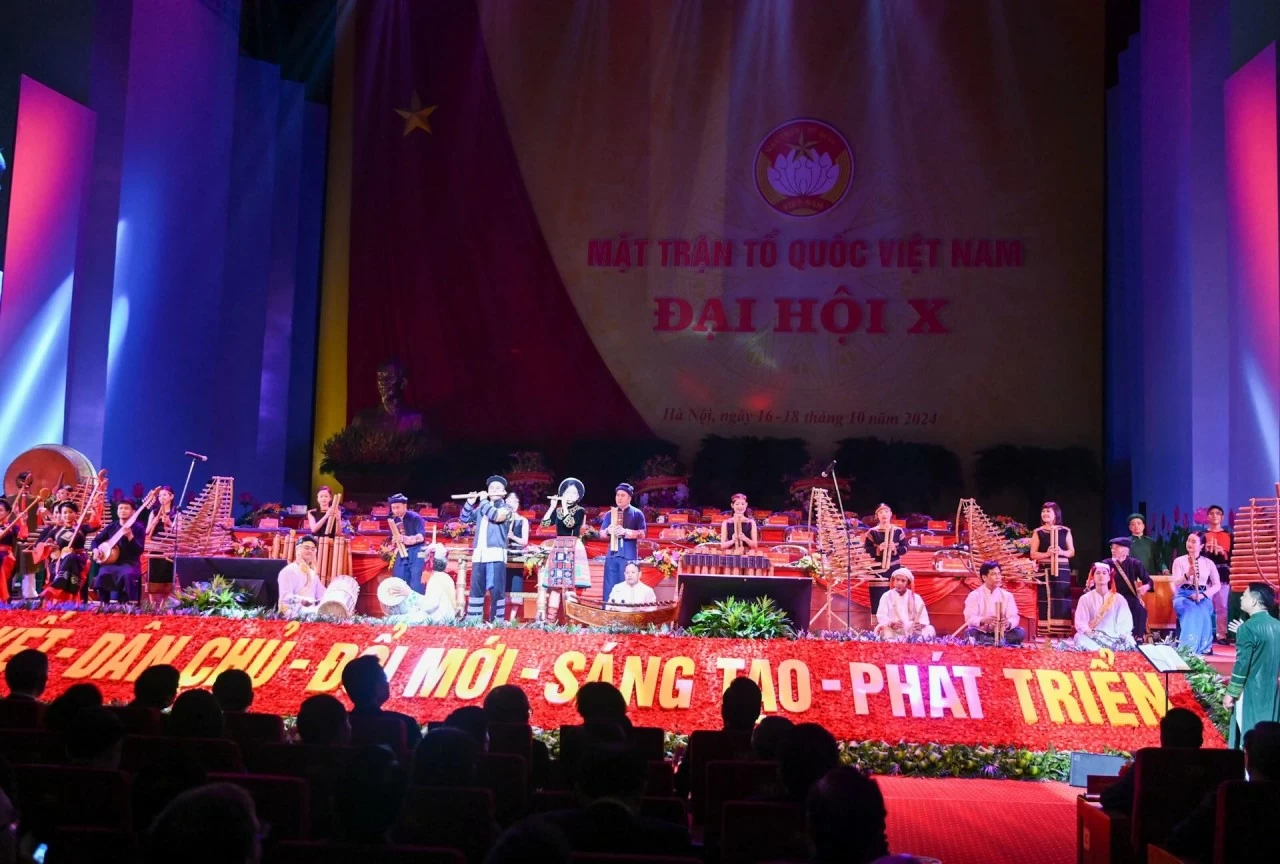 Phiên khai mạc trọng thể Đại hội đại biểu toàn quốc Mặt trận Tổ quốc Việt Nam lần thứ X Phiên khai mạc trọng thể Đại hội đại biểu toàn quốc Mặt trận Tổ quốc Việt Nam lần thứ X