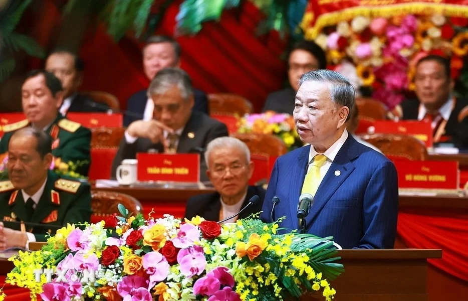 Tổng Bí thư, Chủ tịch nước Tô Lâm phát biểu chỉ đạo tại Đại hội đại biểu toàn quốc MTTQ Việt Nam lần thứ X Tổng Bí thư, Chủ tịch nước Tô Lâm phát biểu chỉ đạo tại Đại hội đại biểu toàn quốc MTTQ Việt Nam lần thứ X
