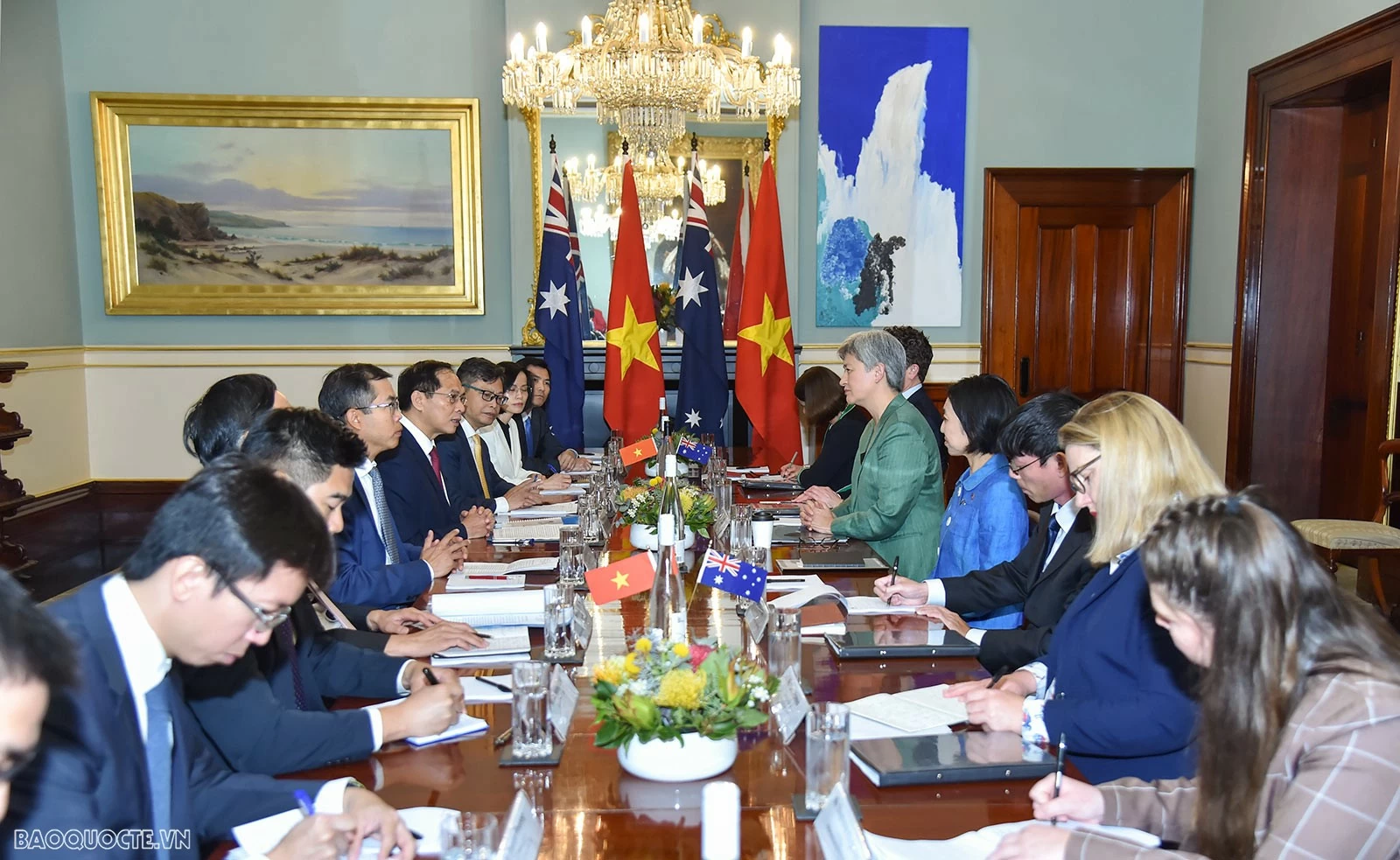 Việt Nam-Australia ký Chương trình hành động triển khai quan hệ Đối tác chiến lược toàn diện giai đoạn 2024-2027 Hội nghị Bộ trưởng Ngoại giao Việt Nam Australia lần thứ 6