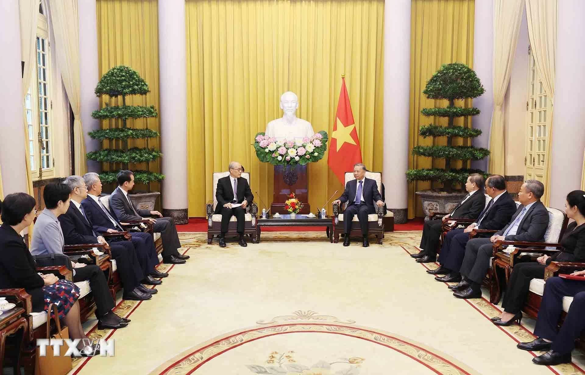 Tổng Bí thư, Chủ tịch nước Tô Lâm tiếp Chánh án Tòa án nhân dân tối cao Trung Quốc