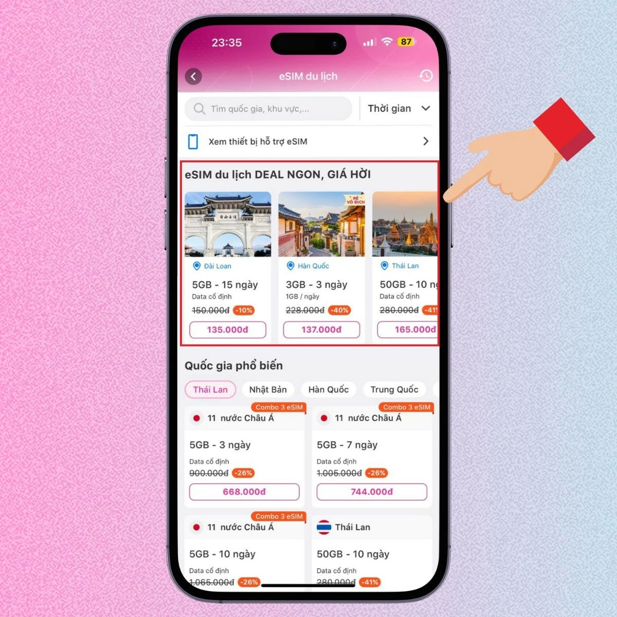 Cách mua eSIM chính chủ trên ứng dung MoMo nhanh chóng Cách mua eSIM chính chủ trên ứng dung MoMo nhanh chóng