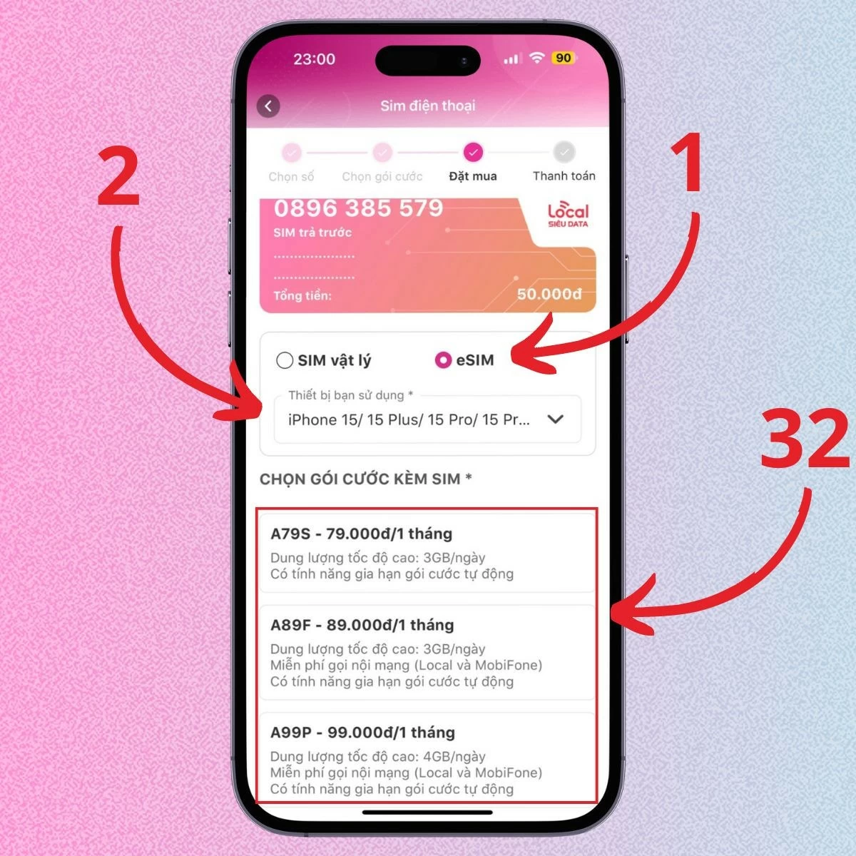 Cách mua eSIM chính chủ trên ứng dung MoMo nhanh chóng Cách mua eSIM chính chủ trên ứng dung MoMo nhanh chóng