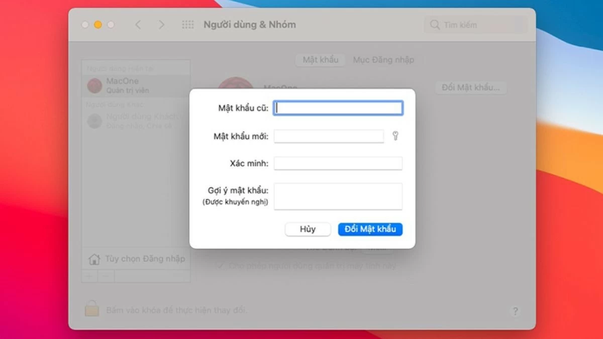 Lấy lại, đổi mật khẩu khi quên mật khẩu Macbook hiệu quả Lấy lại, đổi mật khẩu khi quên mật khẩu Macbook hiệu quả