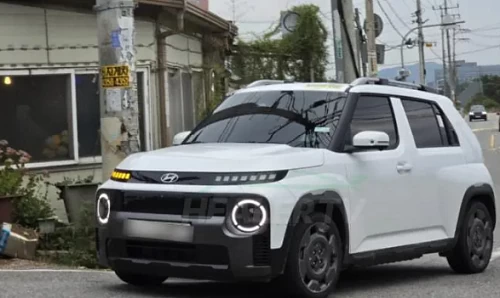 Hyundai Inster Cross lăn bánh trên đường phố Hàn Quốc Hyundai Inster Cross lăn bánh trên đường phố Hàn Quốc