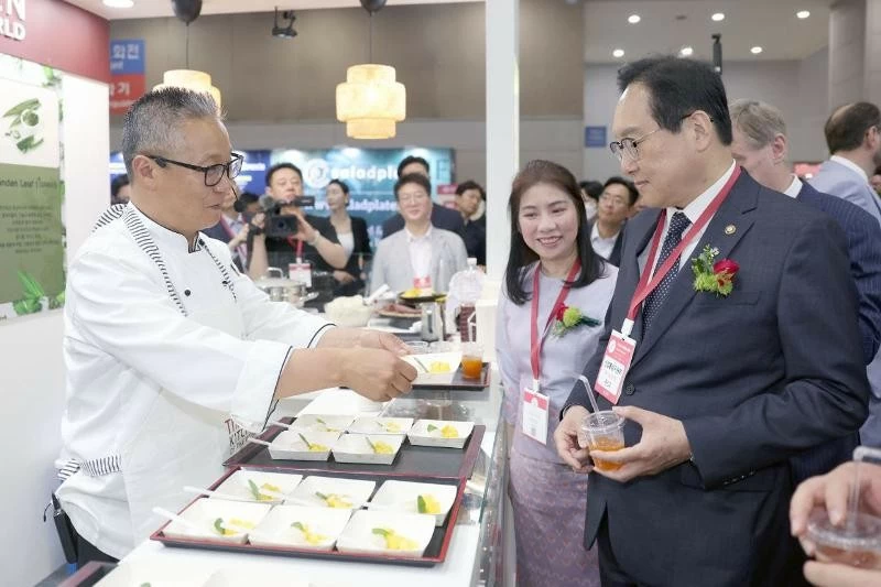 Hàn Quốc tổ chức triển lãm thực phẩm lớn nhất ở nước ngoài tại thủ đô Thái Lan Hàn Quốc tổ chức triển lãm thực phẩm lớn nhất ở nước ngoài tại thủ đô Thái Lan