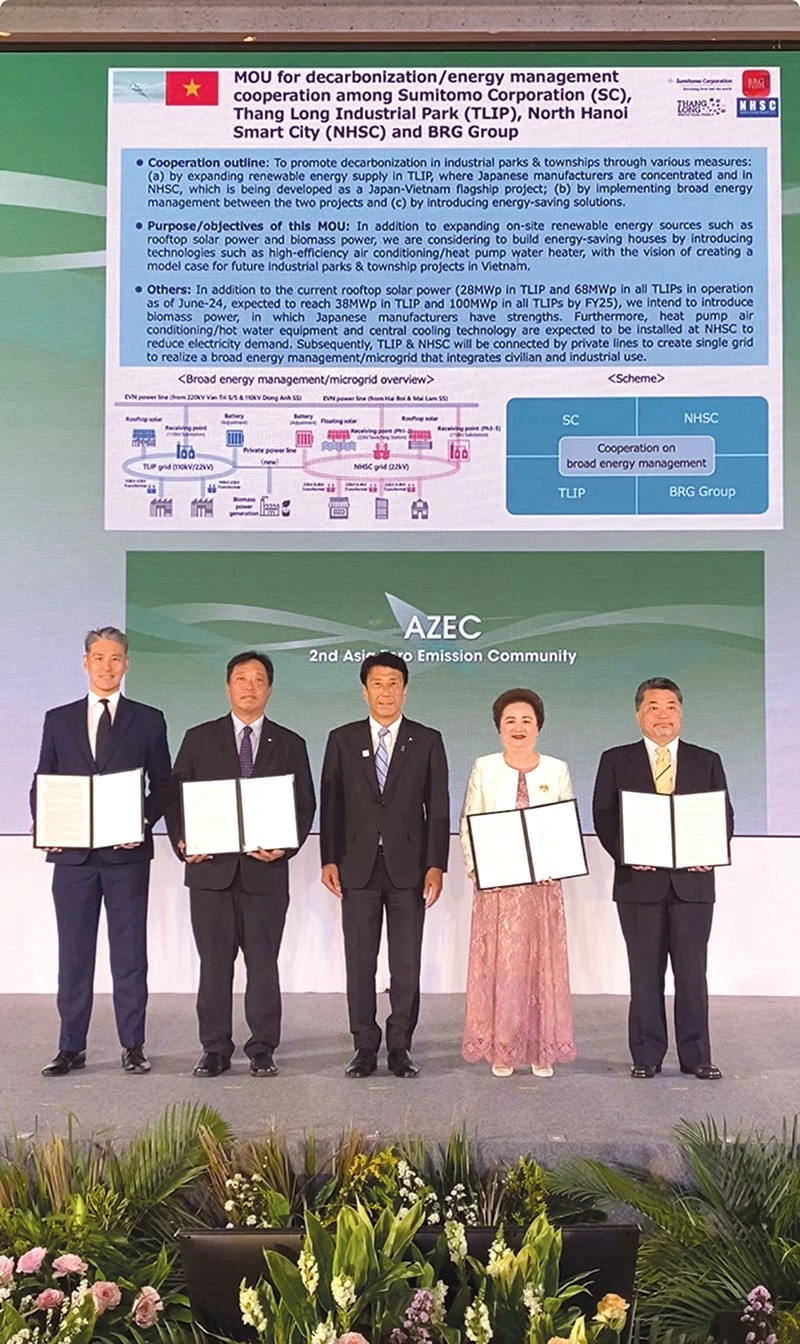 Chủ tịch Tập đoàn BRG Nguyễn Thị Nga cùng đại diện các bên tham gia lễ trao biên bản ghi nhớ hợp tác, dưới sự chứng kiến của ông Ken Saito, Bộ trưởng Bộ Kinh tế, Thương mại và Công nghiệp Nhật Bản (đứng giữa) Chủ tịch Tập đoàn BRG Nguyễn Thị Nga cùng đại diện các bên tham gia lễ trao biên bản ghi nhớ hợp tác, dưới sự chứng kiến của ông Ken Saito, Bộ trưởng Bộ Kinh tế, Thương mại và Công nghiệp Nhật Bản (đứng giữa)