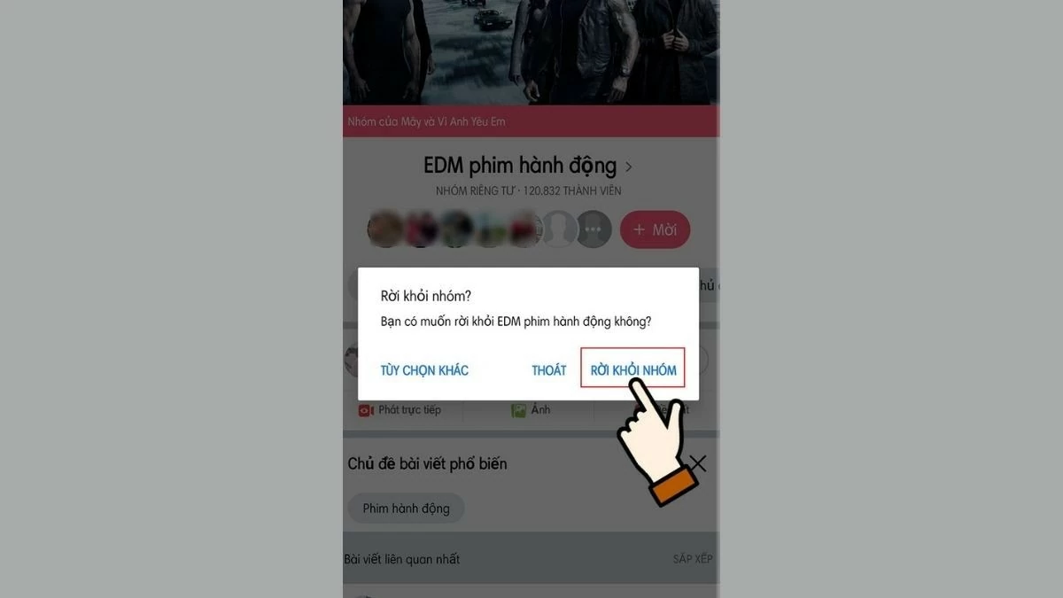 Cách rời nhóm trên Facebook nhanh bằng điện thoại, máy tính đơn giản Cách rời nhóm trên Facebook nhanh bằng điện thoại, máy tính đơn giản