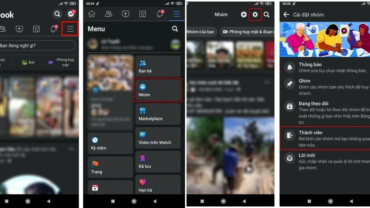Cách rời nhóm trên Facebook nhanh bằng điện thoại, máy tính đơn giản Cách rời nhóm trên Facebook nhanh bằng điện thoại, máy tính đơn giản