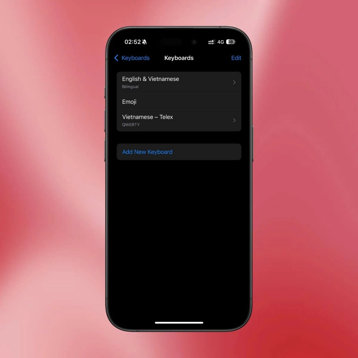 Khắc phục iPhone 16 không gõ được tiếng Việt đơn giản nhất Khắc phục iPhone 16 không gõ được tiếng Việt đơn giản nhất