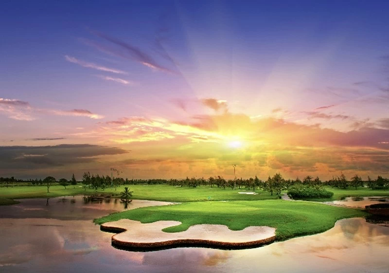 Hố 18, hố Par 5 đẹp nhất Việt Nam, tại sân Ruby Tree Golf Resort Hố 18, hố Par 5 đẹp nhất Việt Nam, tại sân Ruby Tree Golf Resort