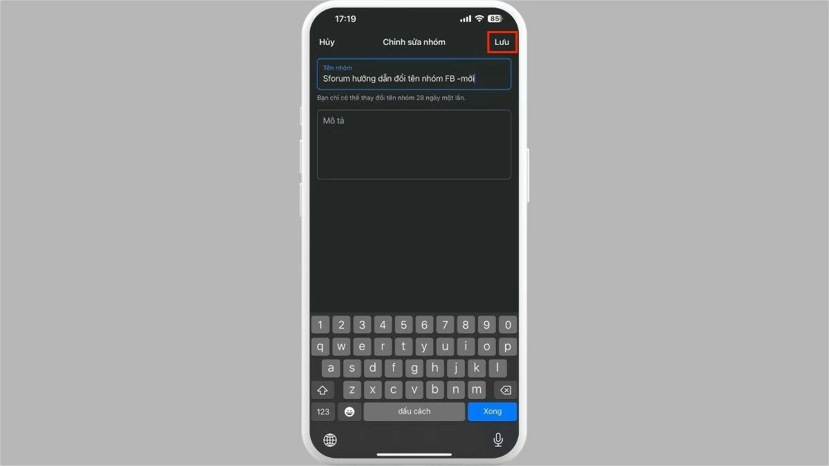 Hướng dẫn cách thay đổi tên nhóm Facebook cực hấp dẫn Hướng dẫn cách thay đổi tên nhóm Facebook cực hấp dẫn