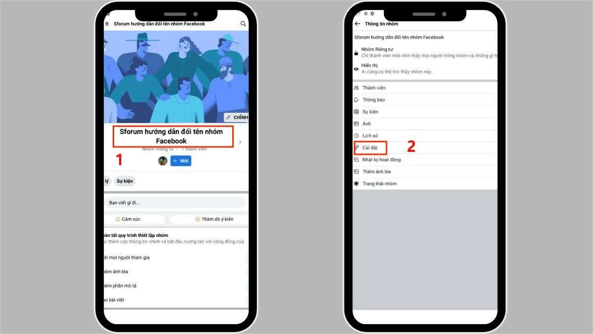 Hướng dẫn cách thay đổi tên nhóm Facebook cực hấp dẫn Hướng dẫn cách thay đổi tên nhóm Facebook cực hấp dẫn