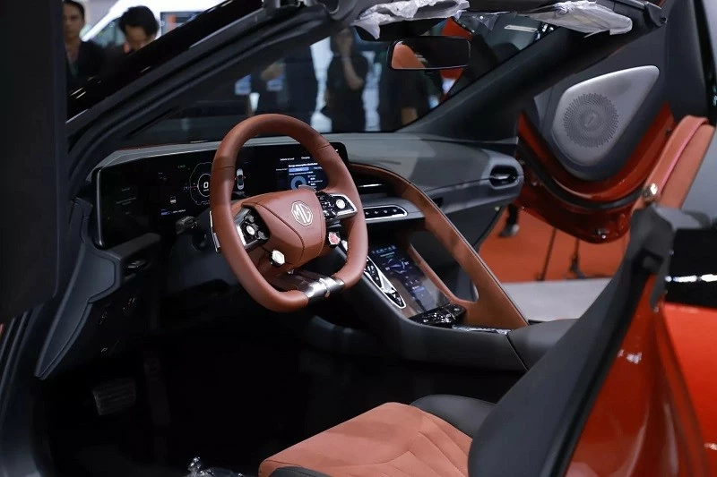 Nội thất xe điện MG Cyberster Nội thất xe điện MG Cyberster