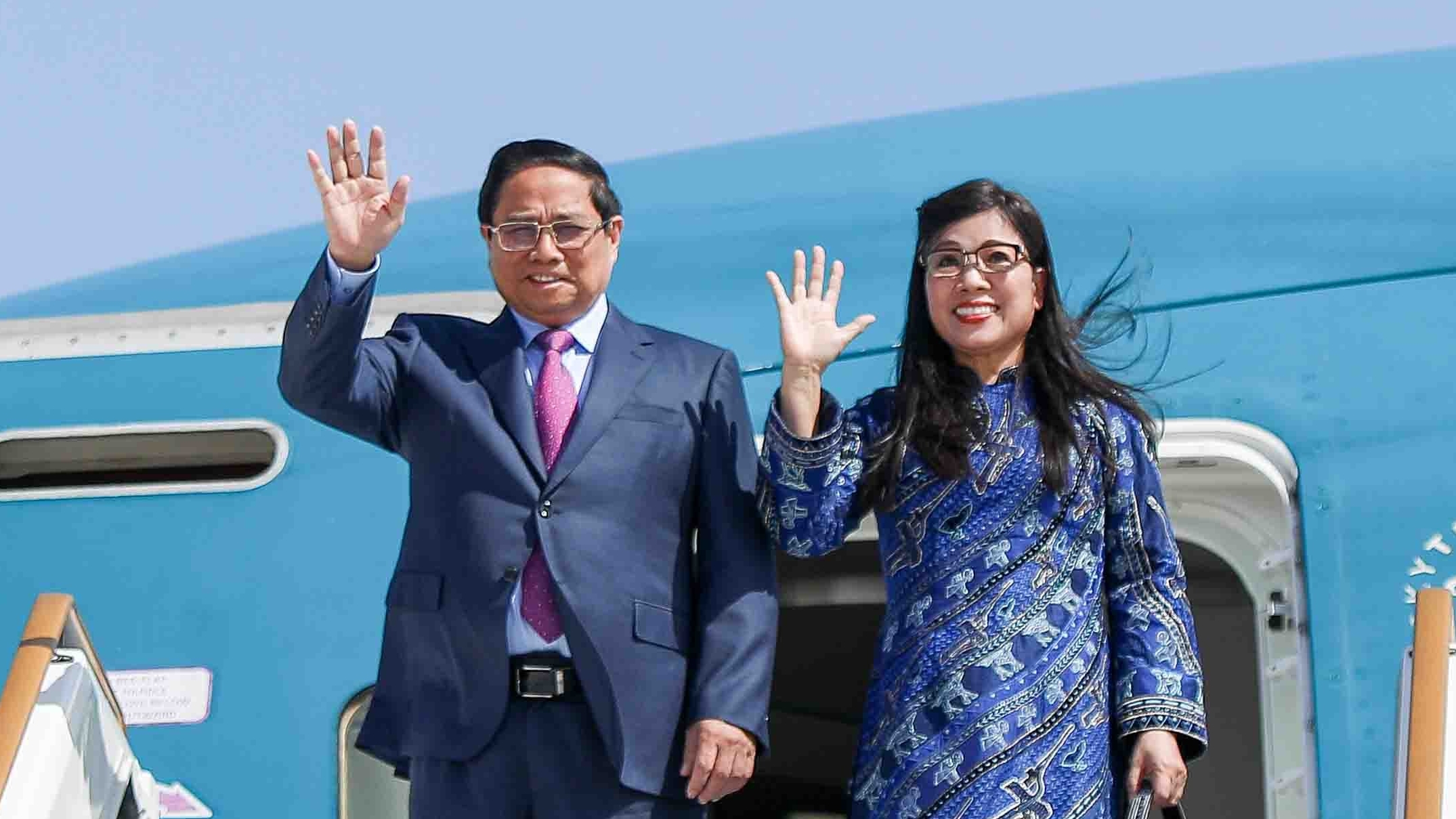 thu tuong pham minh chinh va phu nhan sap tham kuwait algeria va du g20 tai nam phi