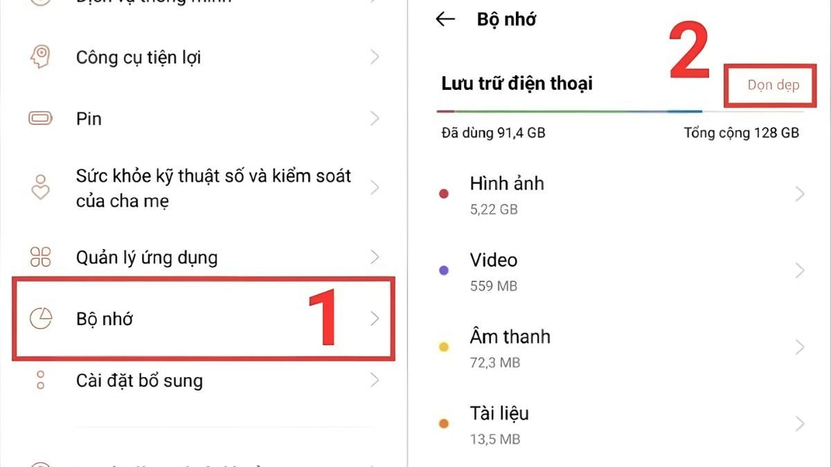 Top 11 cách giải phóng dung lượng cho điện thoại OPPO hiệu quả Top 11 cách giải phóng dung lượng cho điện thoại OPPO hiệu quả