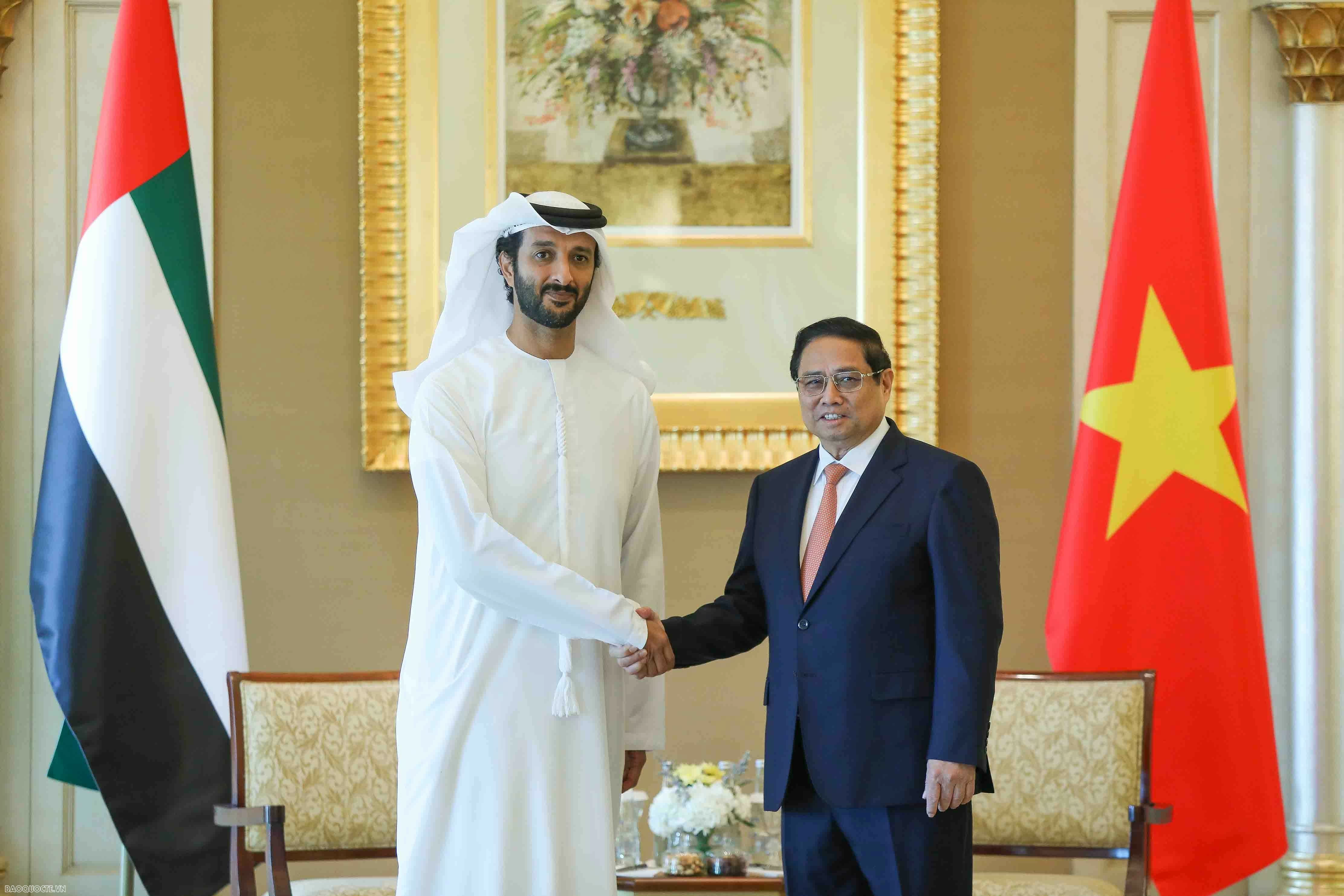 Thủ tướng Phạm Minh Chính tiếp Bộ trưởng kinh tế UAE Thủ tướng Phạm Minh Chính tiếp Bộ trưởng kinh tế UAE