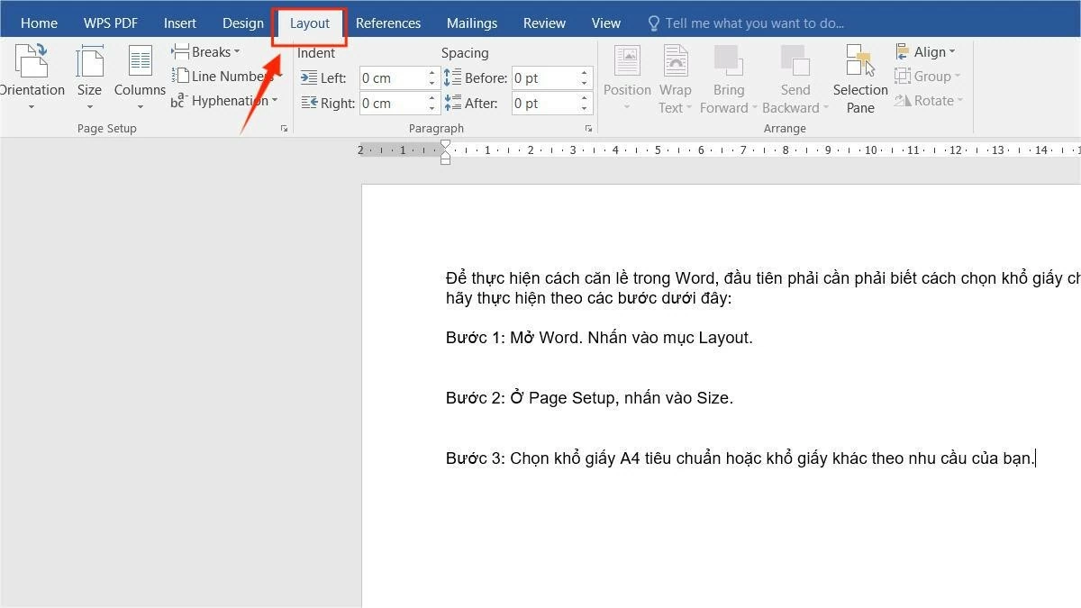 Hướng dẫn căn lề trong Word 2016, 2019, 2021 chuẩn nhất Hướng dẫn căn lề trong Word 2016, 2019, 2021 chuẩn nhất