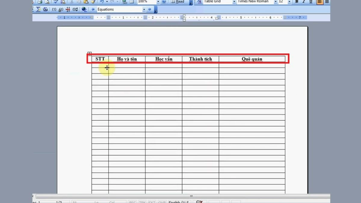 Cách lặp lại tiêu đề trong Word cho bảng biểu, in ấn siêu đơn giản Cách lặp lại tiêu đề trong Word cho bảng biểu, in ấn siêu đơn giản