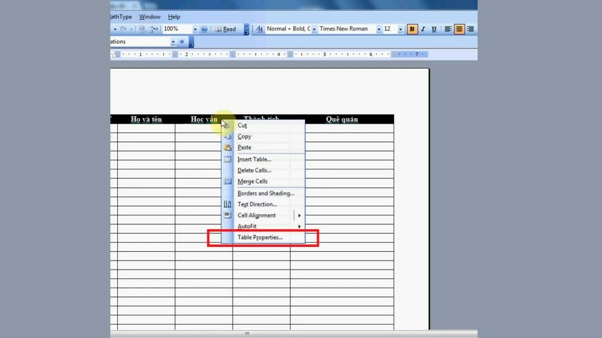 Cách lặp lại tiêu đề trong Word cho bảng biểu, in ấn siêu đơn giản Cách lặp lại tiêu đề trong Word cho bảng biểu, in ấn siêu đơn giản
