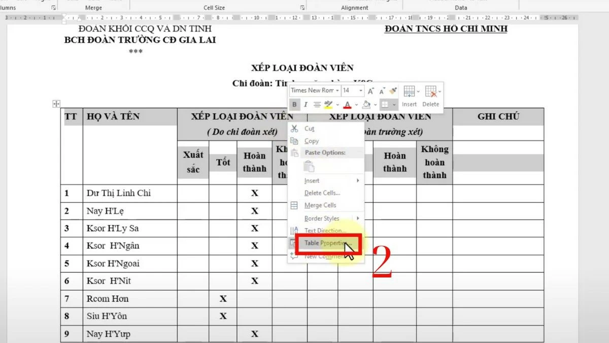 Lặp lại tiêu đề bảng trong Word đơn giản, chính xác Lặp lại tiêu đề bảng trong Word đơn giản, chính xác