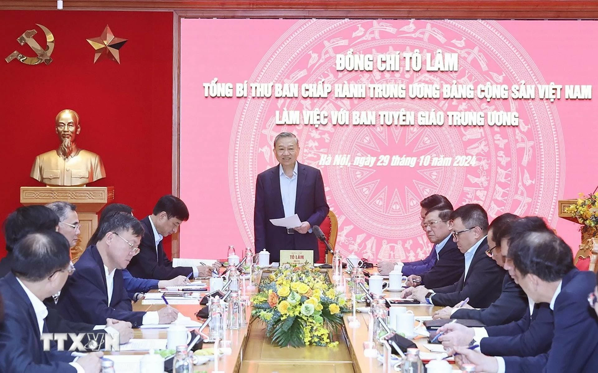 Tổng Bí thư Tô Lâm làm việc với Ban Tuyên giáo Trung ương Tổng Bí thư Tô Lâm làm việc với Ban Tuyên giáo Trung ương